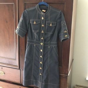 Etcetera 𝐍𝐚𝐯𝐲 Blue dress. Worn maybe twice